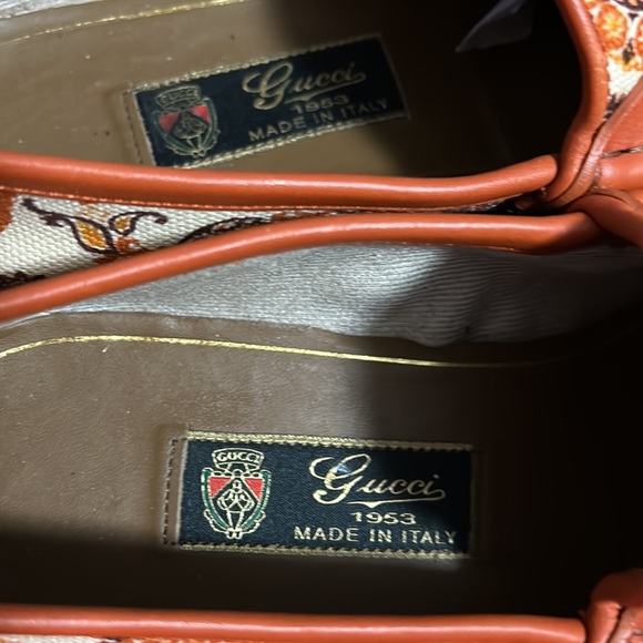 Authentic Gucci Floral Print Mens Shoes - Picture 5 of 15